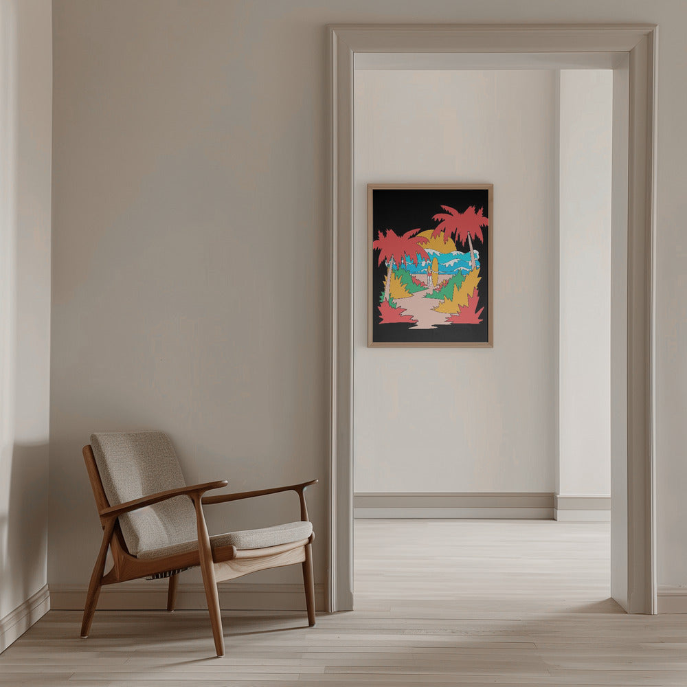 Waiting for You - Stretched Canvas, Poster or Fine Art Print I Heart Wall Art