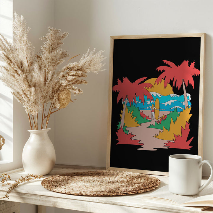 Waiting for You - Stretched Canvas, Poster or Fine Art Print I Heart Wall Art
