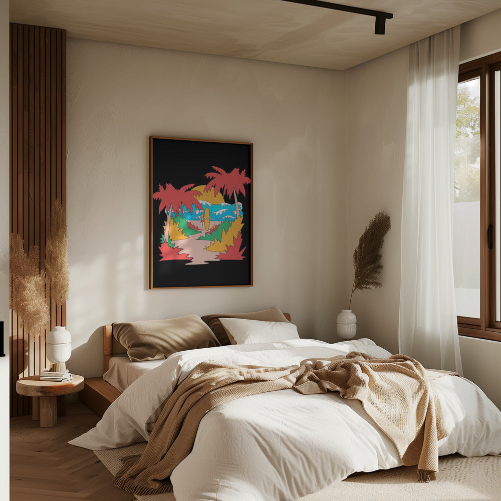 Waiting for You - Stretched Canvas, Poster or Fine Art Print I Heart Wall Art