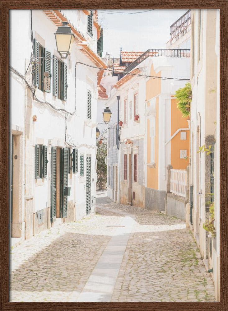 Walk in Cascais - Stretched Canvas, Poster or Fine Art Print I Heart Wall Art