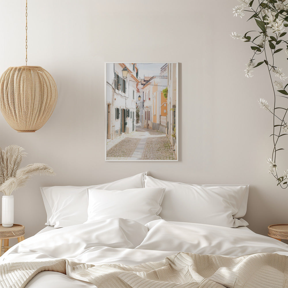Walk in Cascais - Stretched Canvas, Poster or Fine Art Print I Heart Wall Art