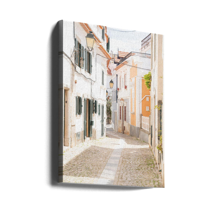 Walk in Cascais - Stretched Canvas, Poster or Fine Art Print I Heart Wall Art