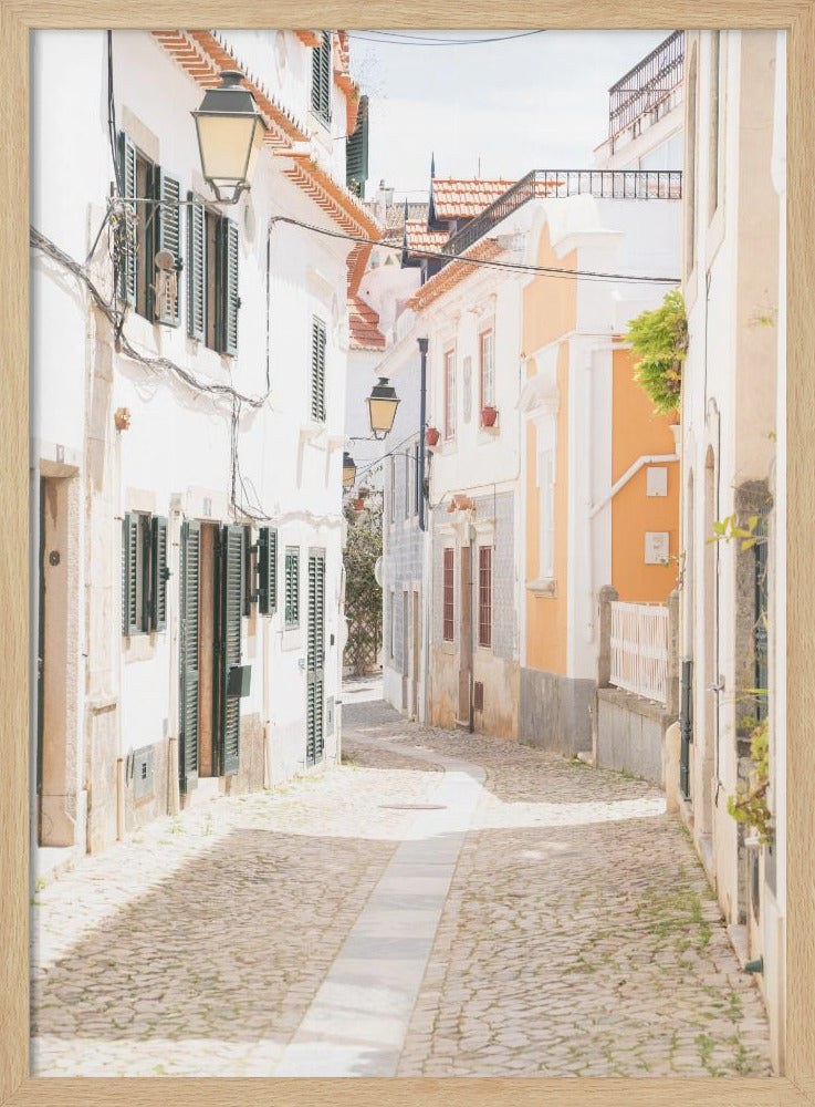 Walk in Cascais - Stretched Canvas, Poster or Fine Art Print I Heart Wall Art