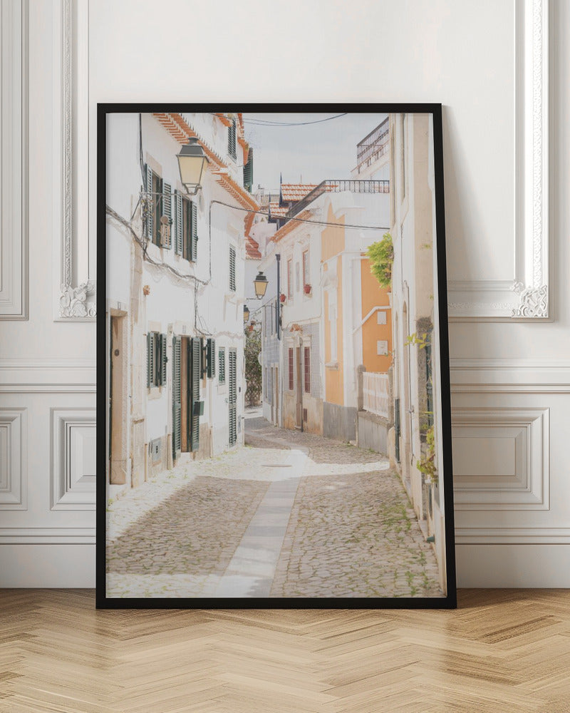 Walk in Cascais - Stretched Canvas, Poster or Fine Art Print I Heart Wall Art