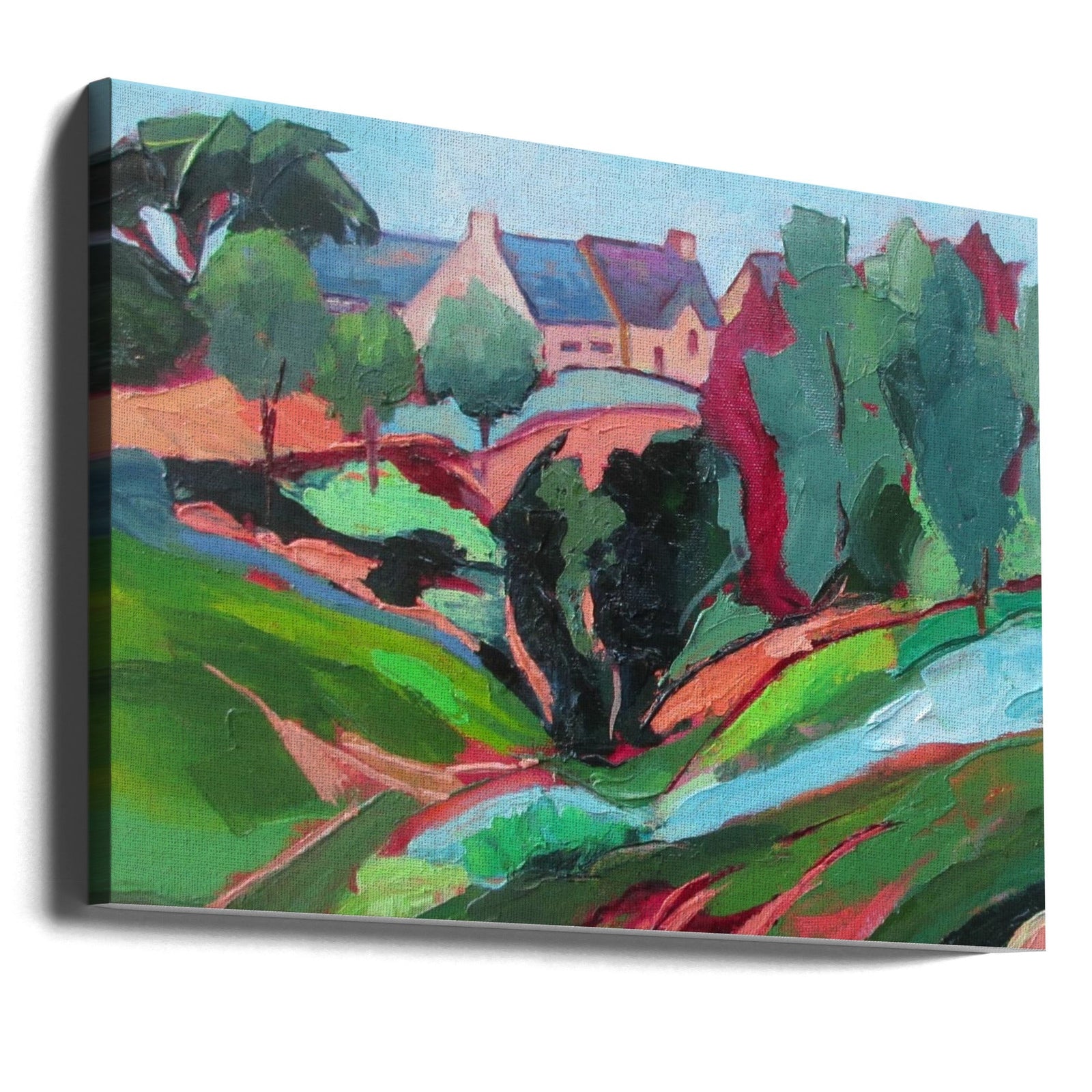 Walk In the County - Stretched Canvas, Poster or Fine Art Print I Heart Wall Art