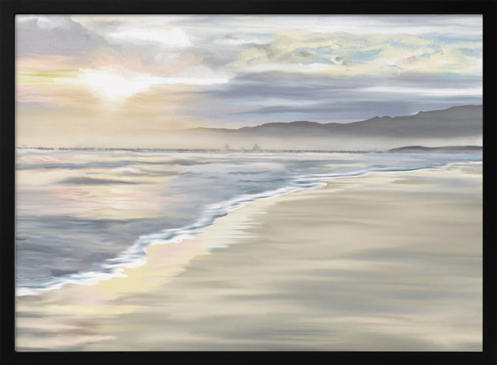 &amp;039;Walk with Me&amp;039;, Grotto Beach, Hermanus, South Africa - Stretched Canvas, Poster or Fine Art Print - I Heart Wall Art - Poster Print, Canvas Print or Framed Art Print