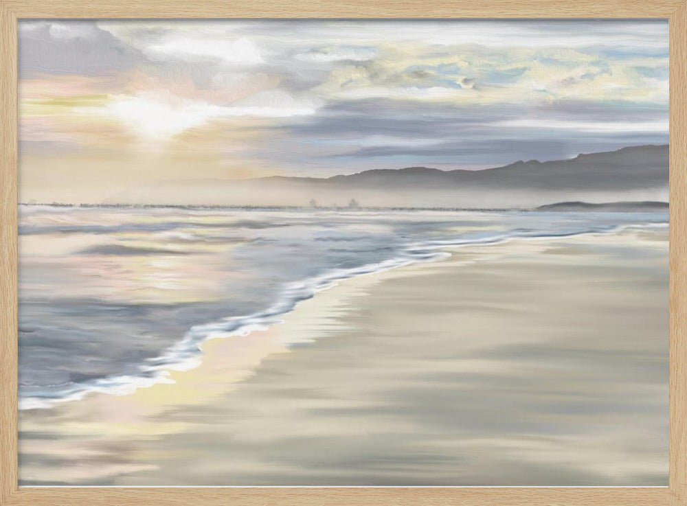 &amp;039;Walk with Me&amp;039;, Grotto Beach, Hermanus, South Africa - Stretched Canvas, Poster or Fine Art Print - I Heart Wall Art - Poster Print, Canvas Print or Framed Art Print