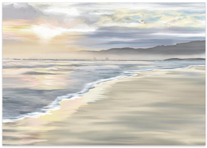 &amp;039;Walk with Me&amp;039;, Grotto Beach, Hermanus, South Africa - Stretched Canvas, Poster or Fine Art Print - I Heart Wall Art - Poster Print, Canvas Print or Framed Art Print