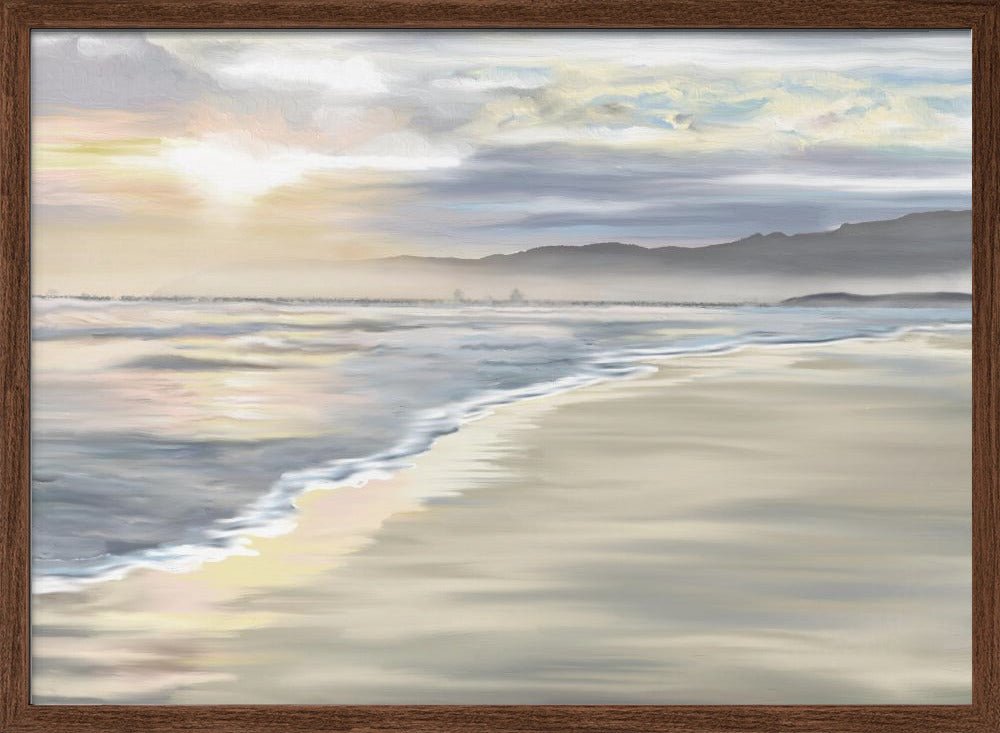 &amp;039;Walk with Me&amp;039;, Grotto Beach, Hermanus, South Africa - Stretched Canvas, Poster or Fine Art Print - I Heart Wall Art - Poster Print, Canvas Print or Framed Art Print