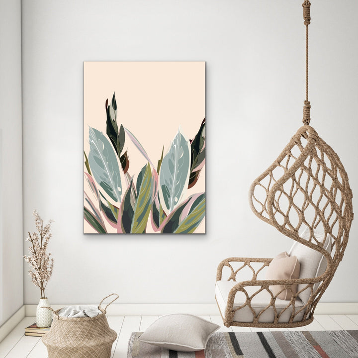 Warm Nights In The Garden / Print Two -  Colourful Foliage Graphic Art Print - I Heart Wall Art