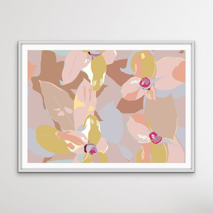 Warmer Days - Pink and Peach Original Artwork By Edie Fogarty Canvas or Art Print - I Heart Wall Art