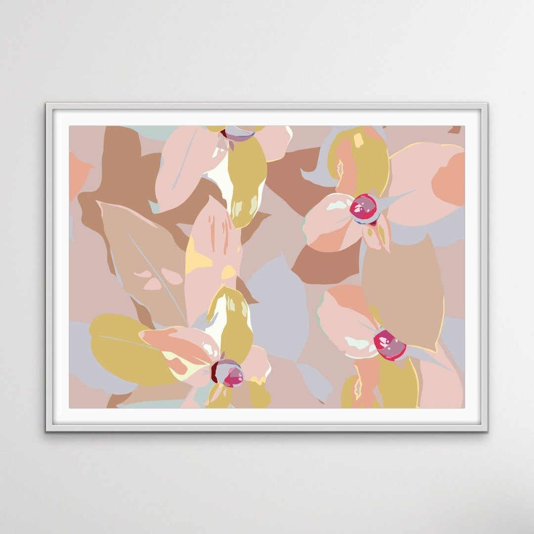 Warmer Days - Pink and Peach Original Artwork By Edie Fogarty Canvas or Art Print - I Heart Wall Art