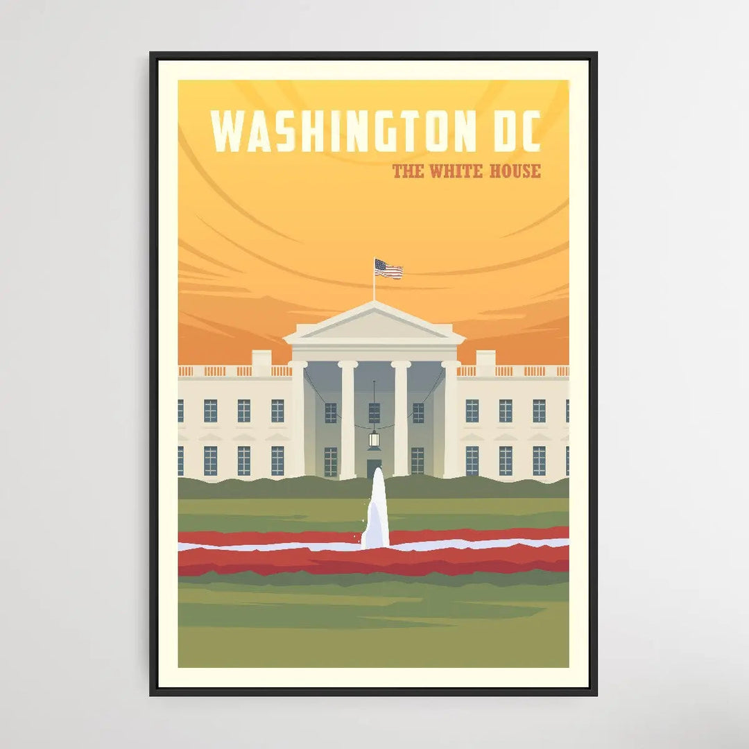 Washington - Vintage Style Travel Print - I Heart Wall Art