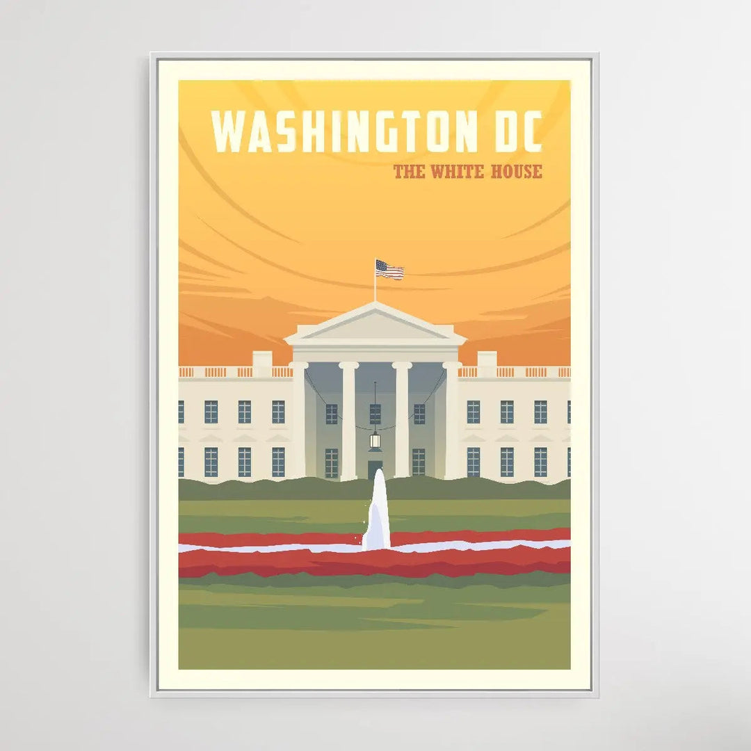 Washington - Vintage Style Travel Print - I Heart Wall Art