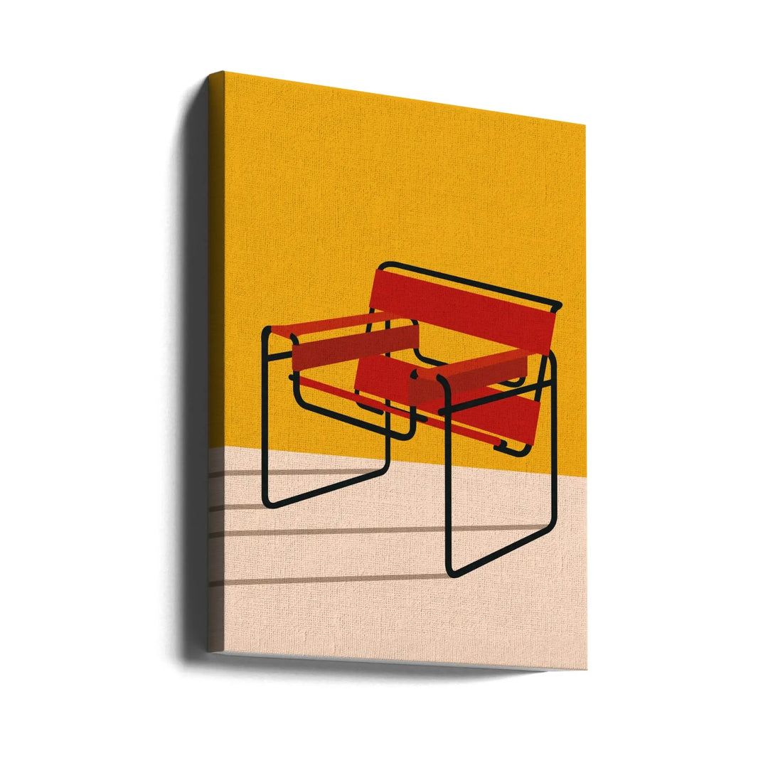 Wassily Chair Marcel Breuer - Stretched Canvas, Poster or Fine Art Print I Heart Wall Art