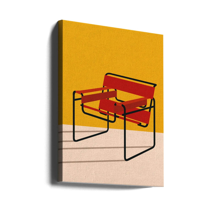 Wassily Chair Marcel Breuer - Stretched Canvas, Poster or Fine Art Print I Heart Wall Art