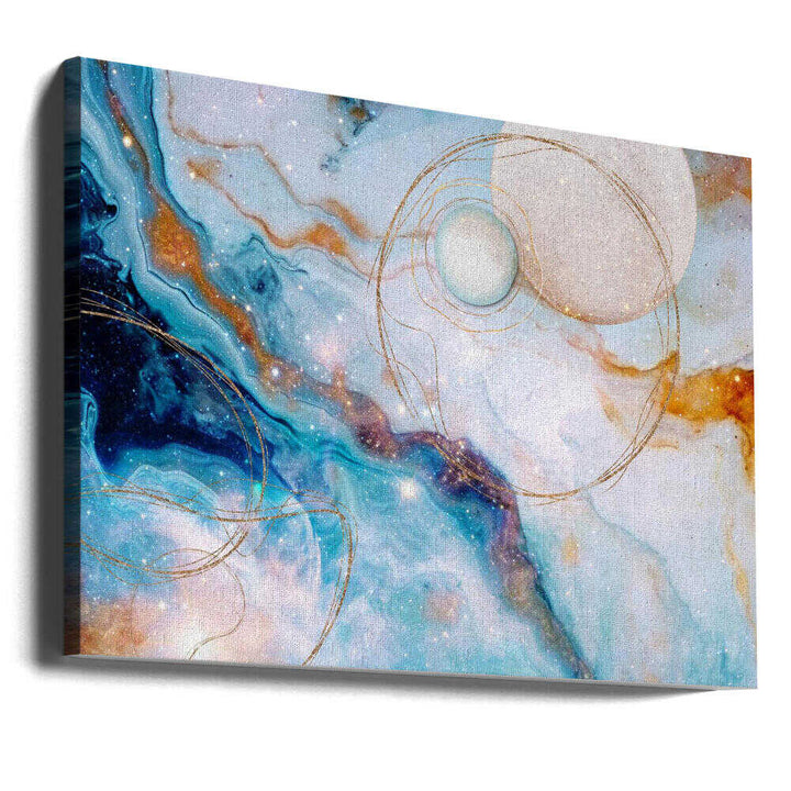 Water Galaxy Dark - Stretched Canvas, Poster or Fine Art Print - I Heart Wall Art - Poster Print, Canvas Print or Framed Art Print