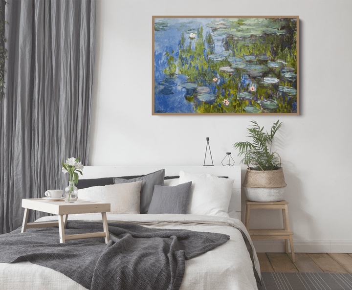 Water Lilies by Claude Monet - Stretched Canvas or Fine Art Print - I Heart Wall Art - Poster Print, Canvas Print or Framed Art Print