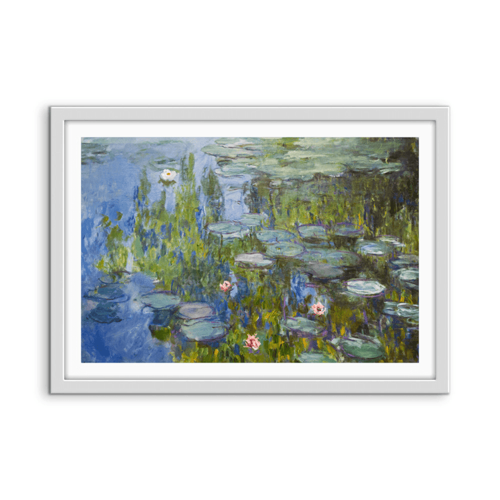 Water Lilies by Claude Monet - Stretched Canvas or Fine Art Print - I Heart Wall Art - Poster Print, Canvas Print or Framed Art Print