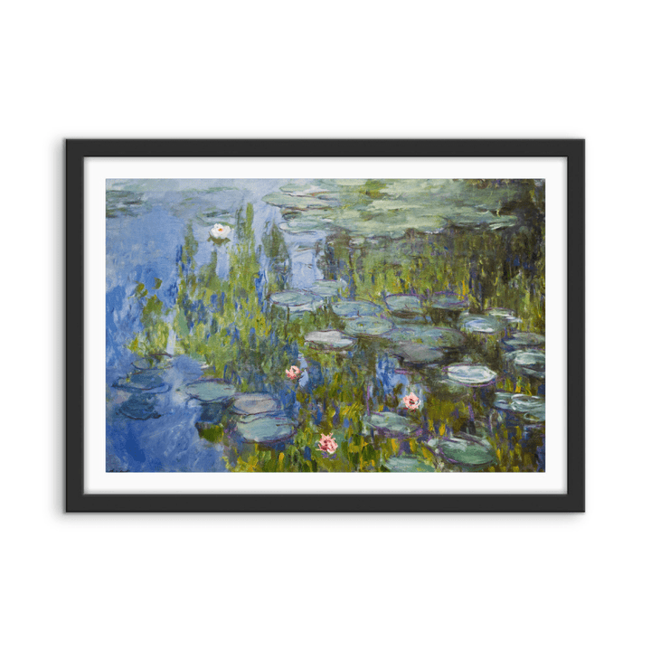 Water Lilies by Claude Monet - Stretched Canvas or Fine Art Print - I Heart Wall Art - Poster Print, Canvas Print or Framed Art Print