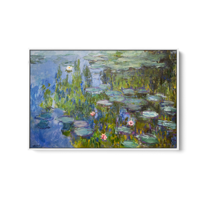 Water Lilies by Claude Monet - Stretched Canvas or Fine Art Print - I Heart Wall Art - Poster Print, Canvas Print or Framed Art Print
