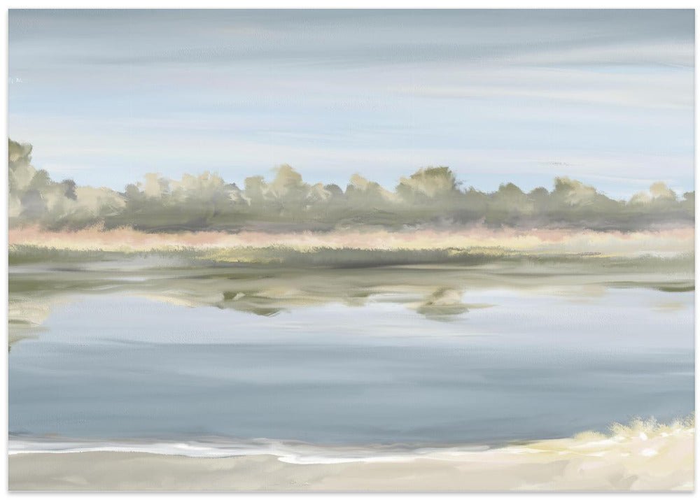Waters Edge, Caprivi, Botswana - Stretched Canvas, Poster or Fine Art Print - I Heart Wall Art - Poster Print, Canvas Print or Framed Art Print