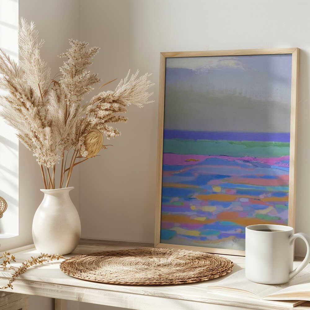 Waves - Stretched Canvas, Poster or Fine Art Print - I Heart Wall Art - Poster Print, Canvas Print or Framed Art Print