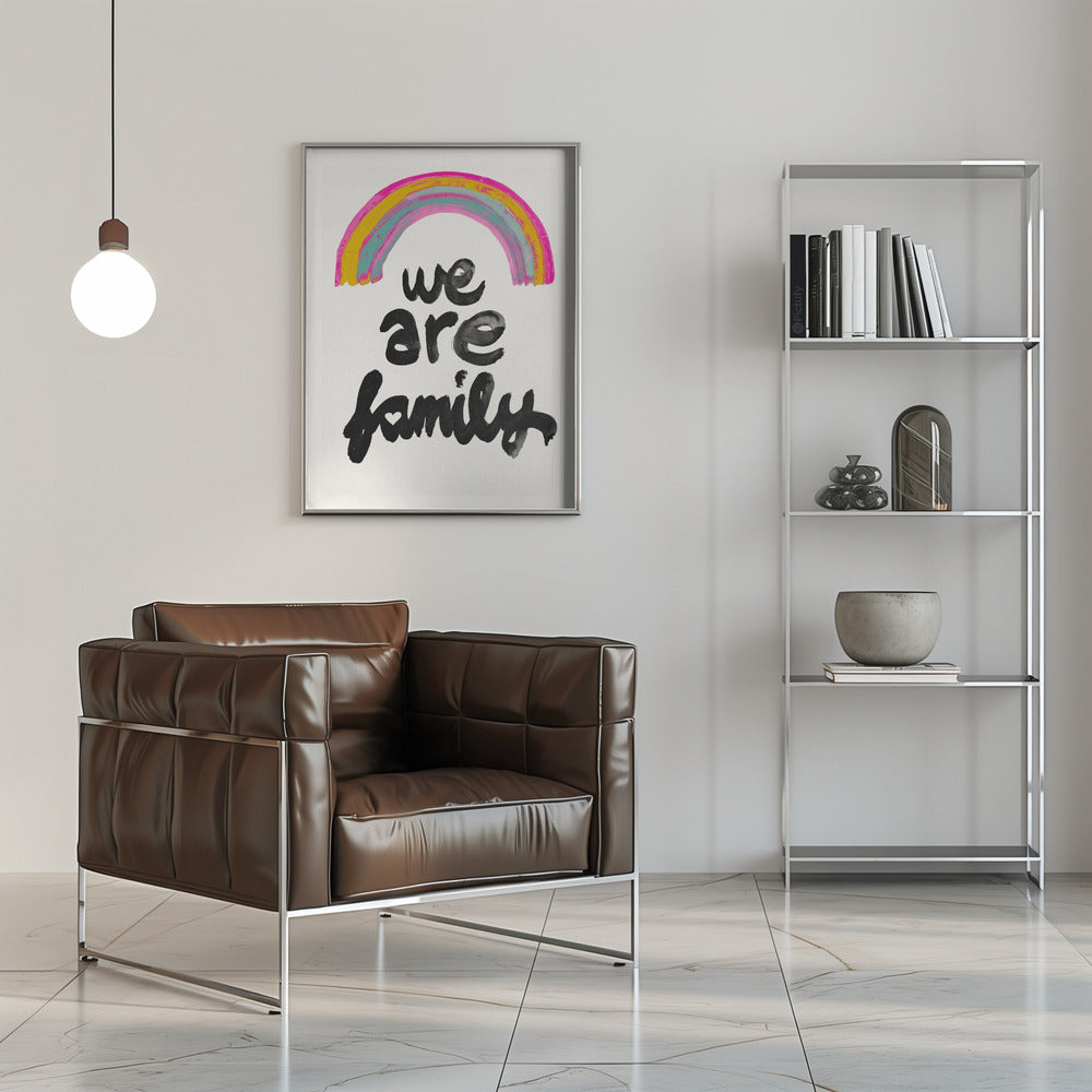 We Are Family - Stretched Canvas, Poster or Fine Art Print I Heart Wall Art