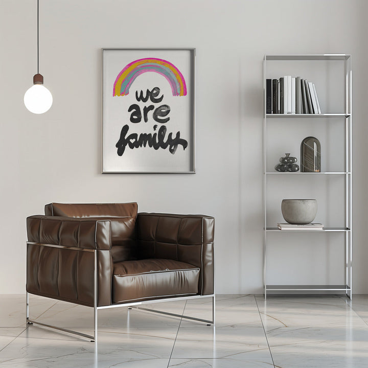We Are Family - Stretched Canvas, Poster or Fine Art Print I Heart Wall Art