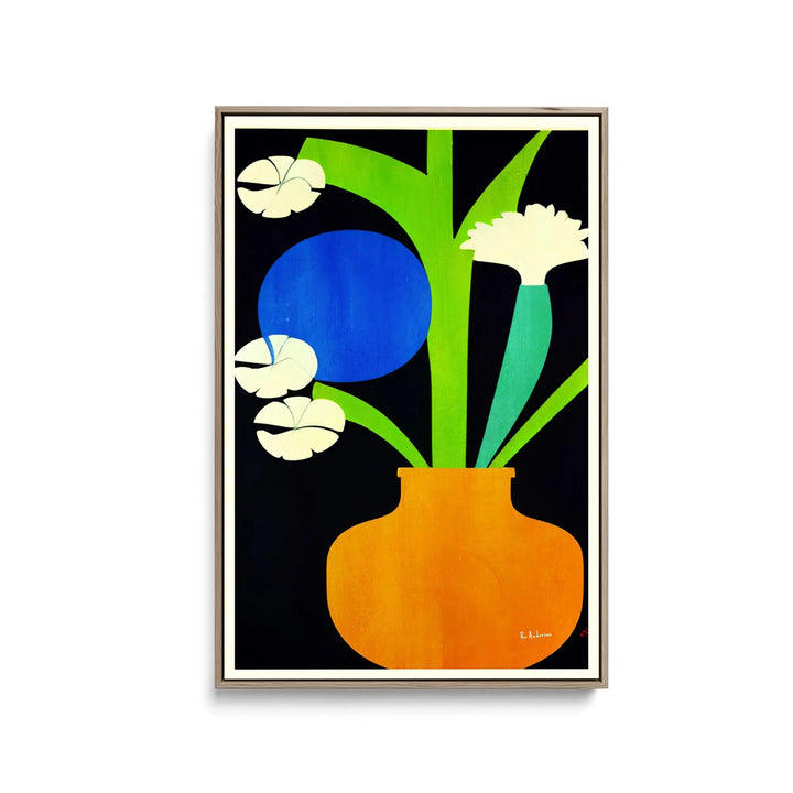Weisse Blumen, Berlin by Bo Anderson - Stretched Canvas Print or Framed Fine Art Print - Artwork I Heart Wall Art Australia 