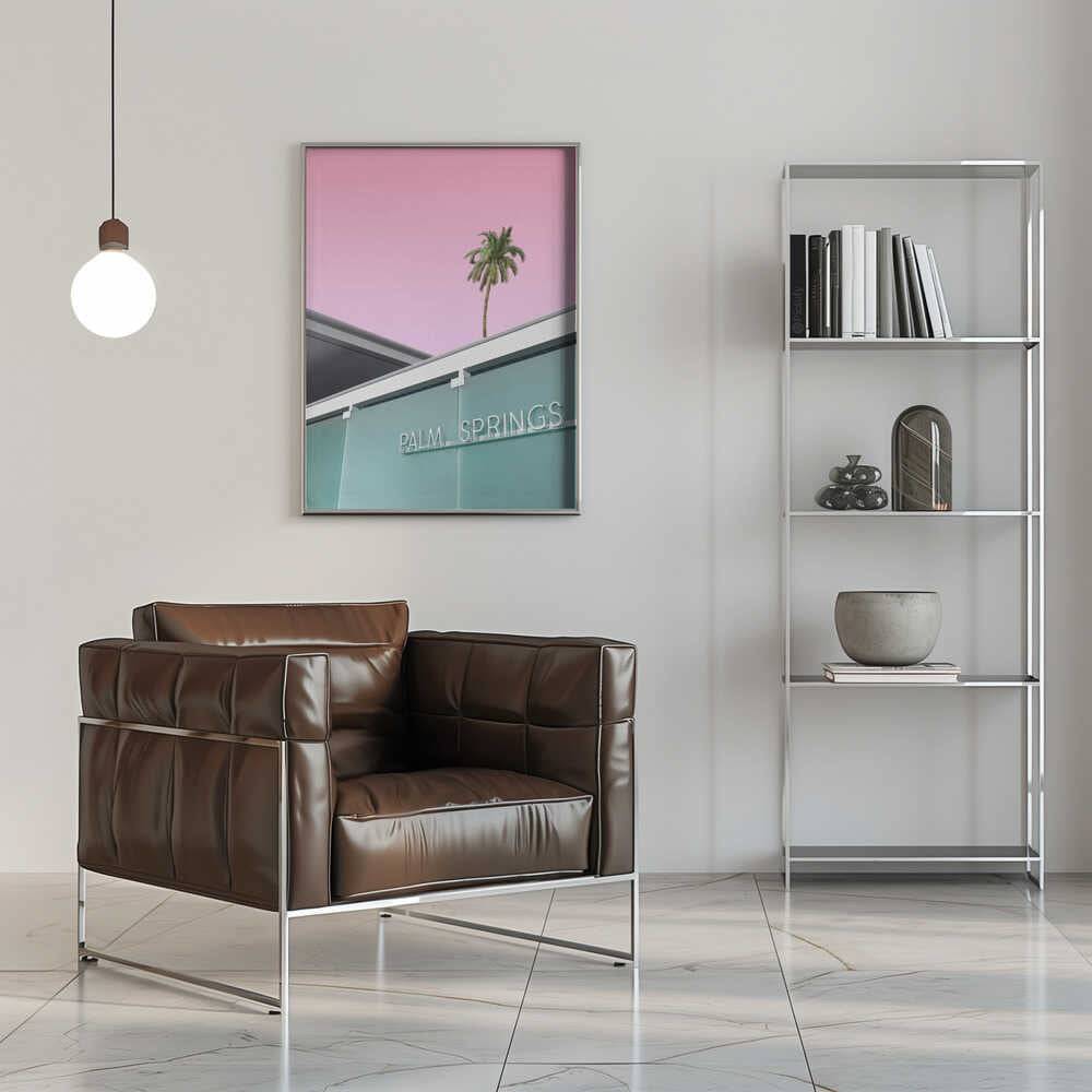 Welcome to Palm Springs - Stretched Canvas, Poster or Fine Art Print - I Heart Wall Art - Poster Print, Canvas Print or Framed Art Print