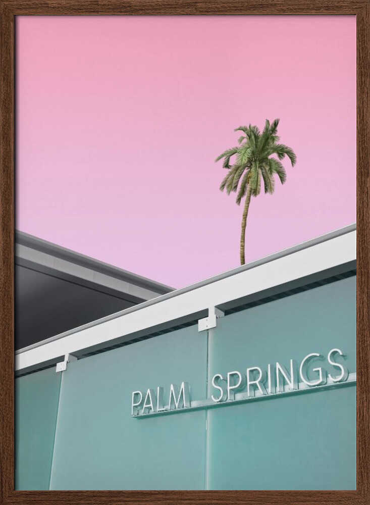 Welcome to Palm Springs - Stretched Canvas, Poster or Fine Art Print - I Heart Wall Art - Poster Print, Canvas Print or Framed Art Print