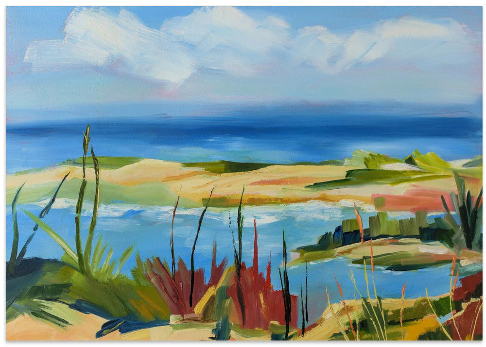 Wellfleet Beach - Stretched Canvas, Poster or Fine Art Print I Heart Wall Art