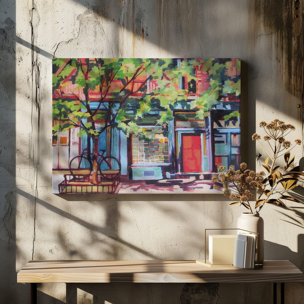 West Village - Stretched Canvas, Poster or Fine Art Print I Heart Wall Art