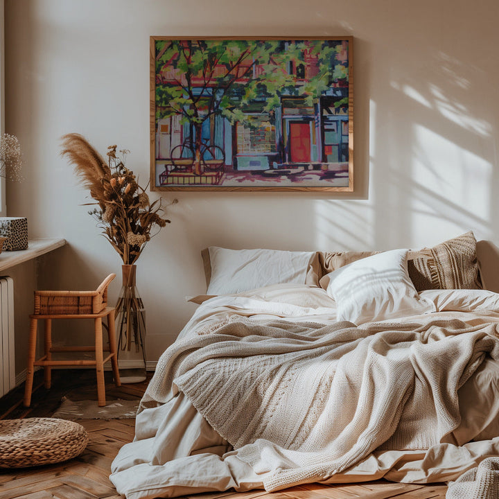 West Village - Stretched Canvas, Poster or Fine Art Print I Heart Wall Art