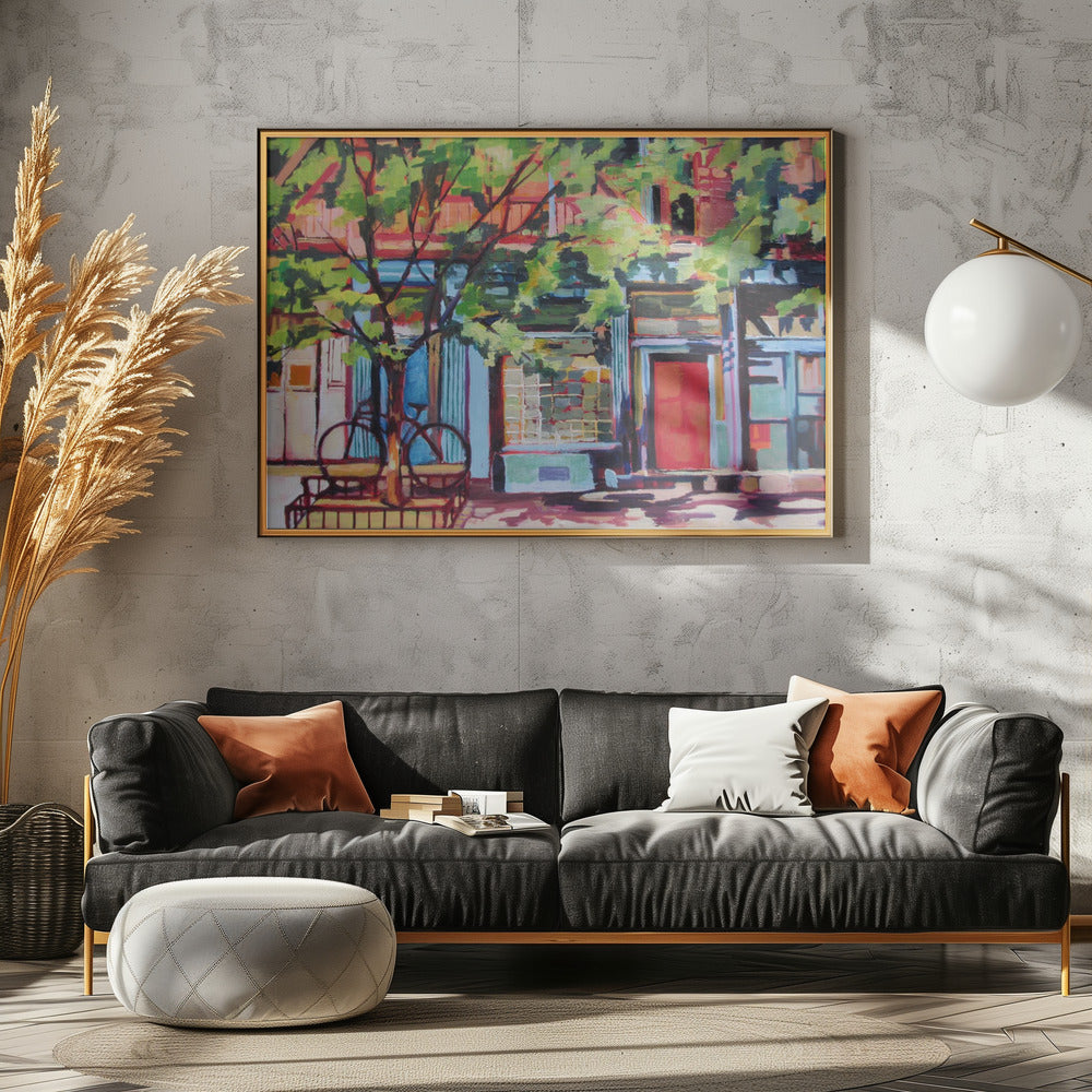 West Village - Stretched Canvas, Poster or Fine Art Print I Heart Wall Art