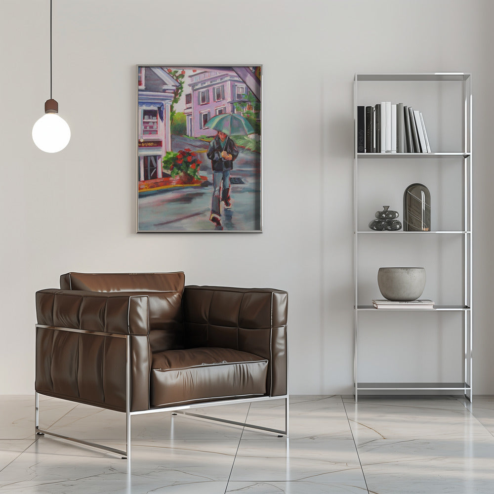 Wet Day In Cape Cod - Stretched Canvas, Poster or Fine Art Print I Heart Wall Art
