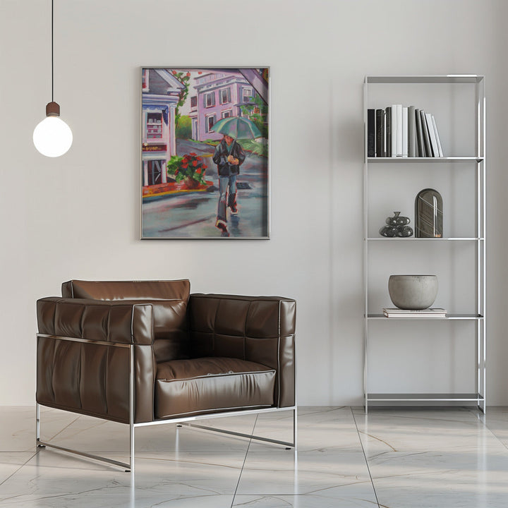 Wet Day In Cape Cod - Stretched Canvas, Poster or Fine Art Print I Heart Wall Art