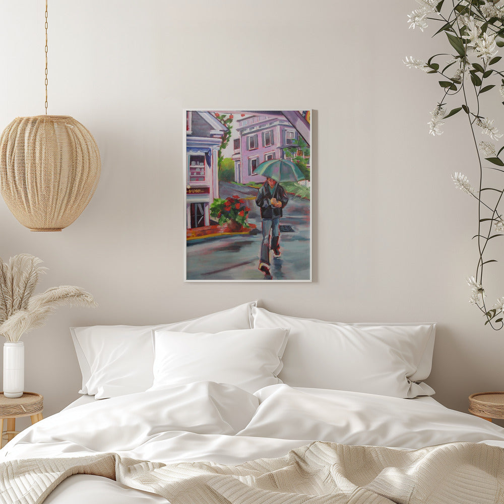 Wet Day In Cape Cod - Stretched Canvas, Poster or Fine Art Print I Heart Wall Art
