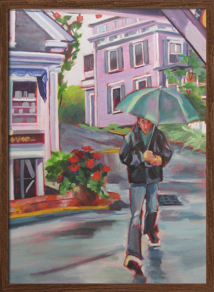 Wet Day In Cape Cod - Stretched Canvas, Poster or Fine Art Print I Heart Wall Art
