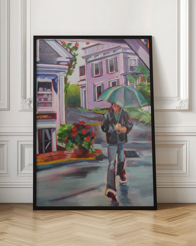 Wet Day In Cape Cod - Stretched Canvas, Poster or Fine Art Print I Heart Wall Art