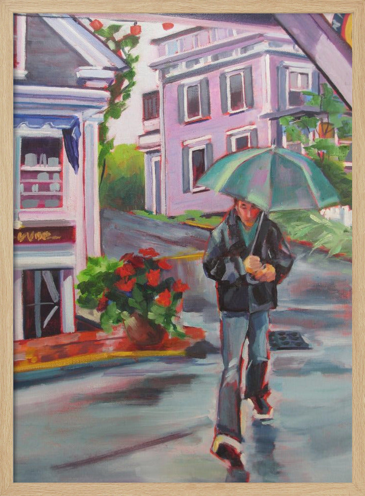 Wet Day In Cape Cod - Stretched Canvas, Poster or Fine Art Print I Heart Wall Art