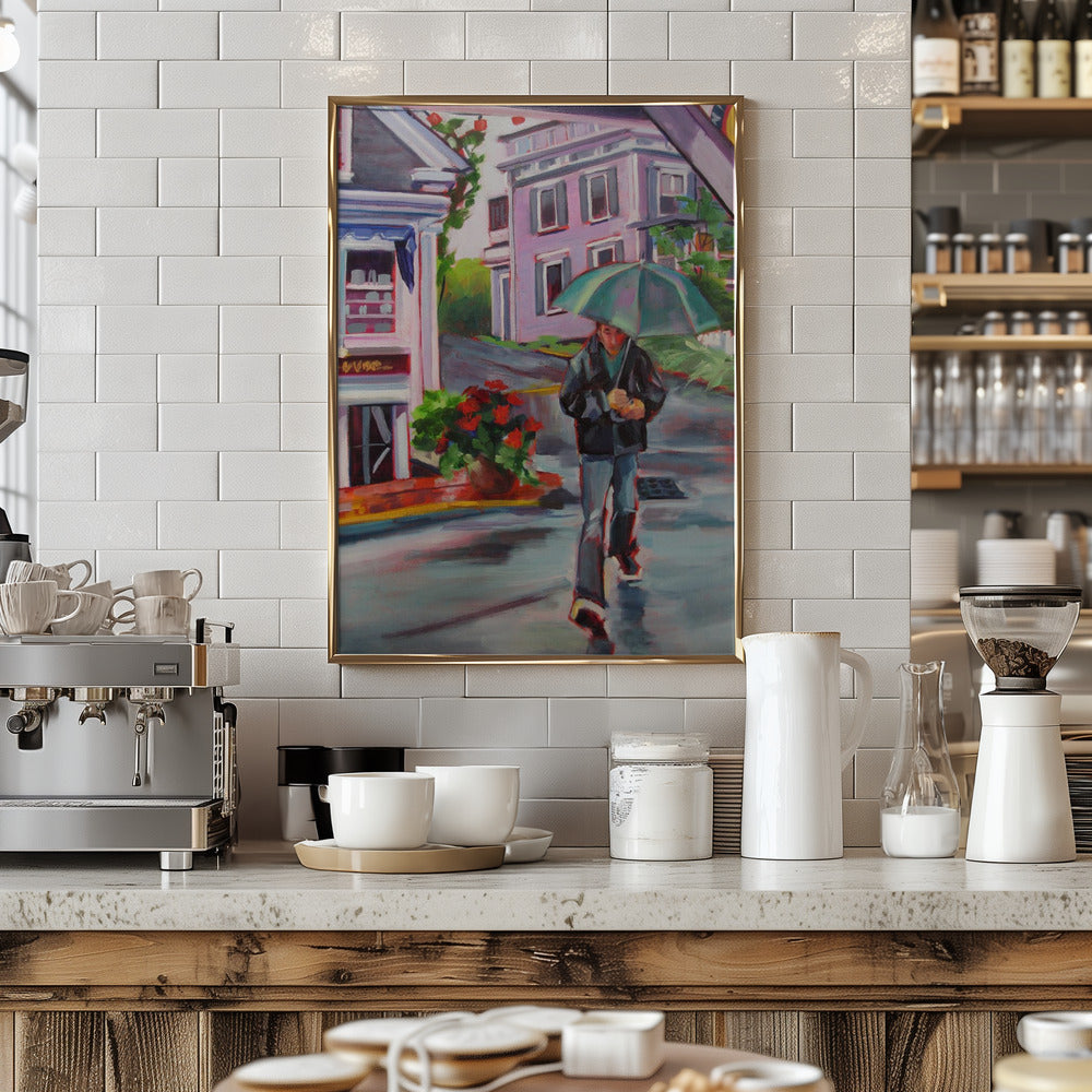 Wet Day In Cape Cod - Stretched Canvas, Poster or Fine Art Print I Heart Wall Art