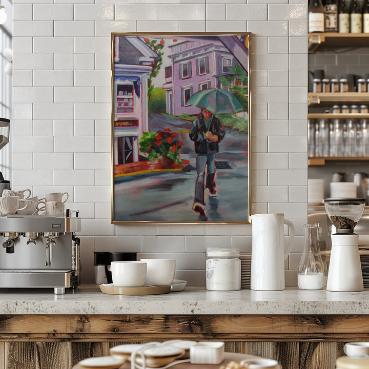 Wet Day In Cape Cod - Stretched Canvas, Poster or Fine Art Print I Heart Wall Art
