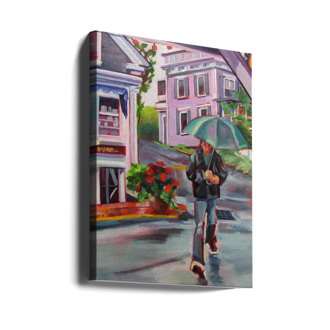 Wet Day In Cape Cod - Stretched Canvas, Poster or Fine Art Print I Heart Wall Art