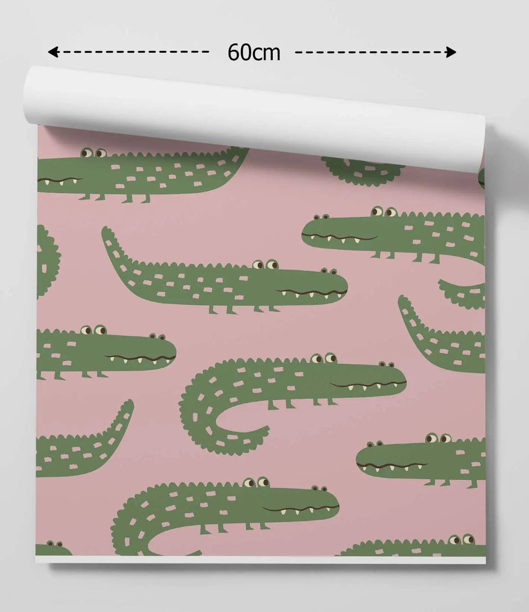 What A Croc - Crocodile Peel and Stick Removable Wallpaper I Heart Wall Art Australia