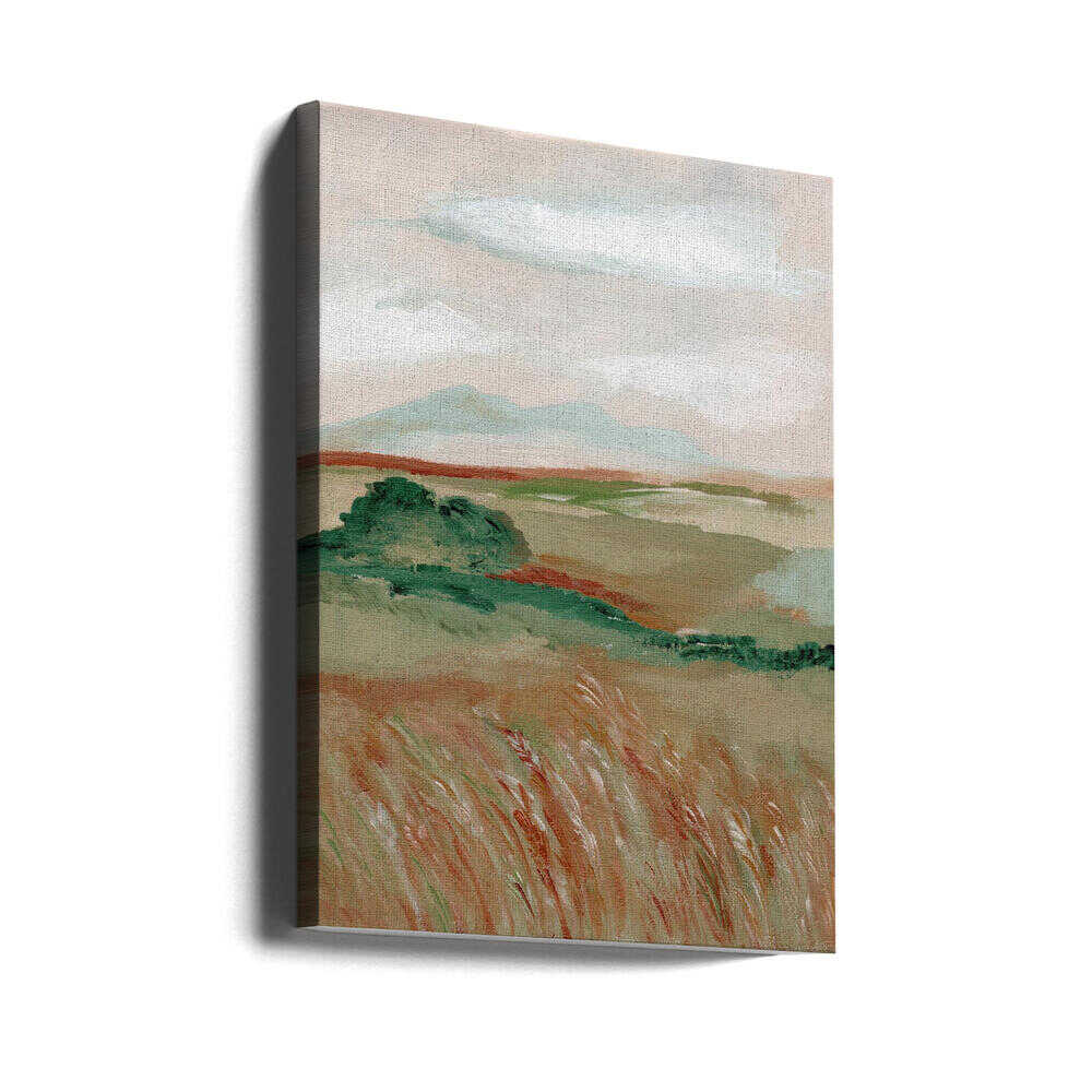 Wheat Meadow l - Stretched Canvas, Poster or Fine Art Print - I Heart Wall Art - Poster Print, Canvas Print or Framed Art Print