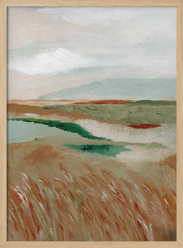 Wheat Meadow ll - Stretched Canvas, Poster or Fine Art Print - I Heart Wall Art - Poster Print, Canvas Print or Framed Art Print