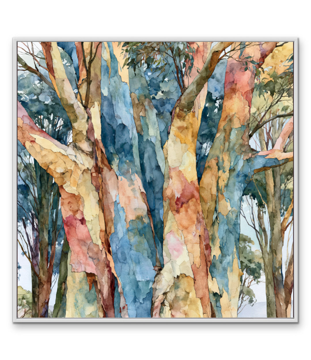 Where Birds Linger III by IHeartStudio - Australian Eucalypt Bark Canvas Print