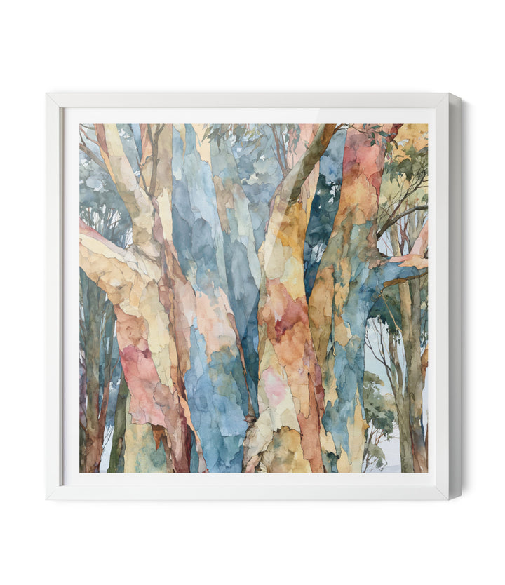 Where Birds Linger III by IHeartStudio - Australian Eucalypt Bark Canvas Print